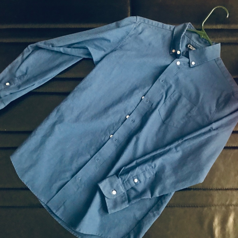 Chaps royal blue button down